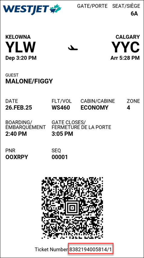 e ticket