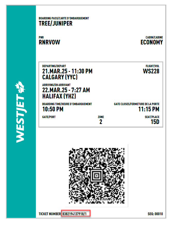 boarding pass