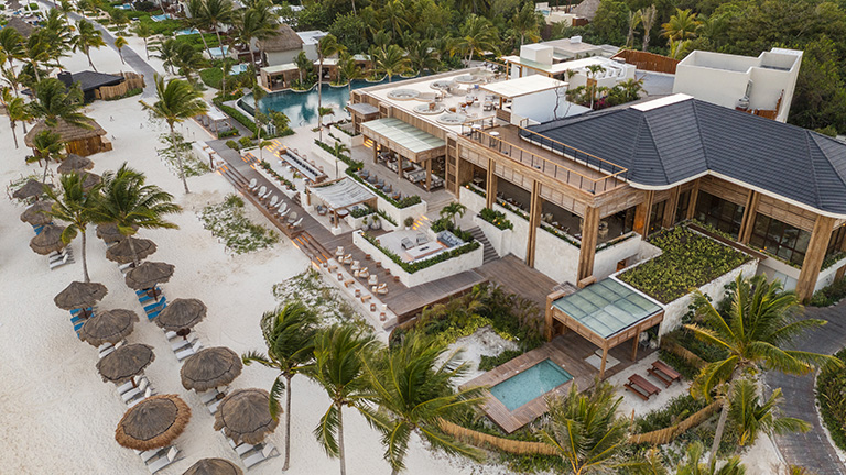 Maykana Beach Club aerial view