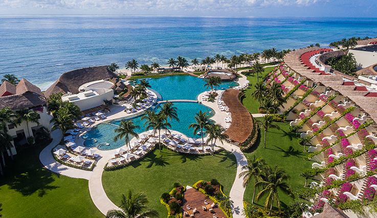 Pool and beach