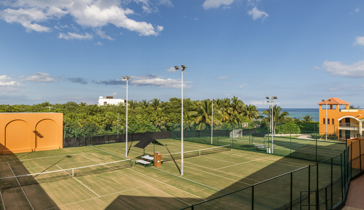 Tennis courts