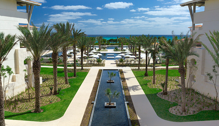 View from the lobby