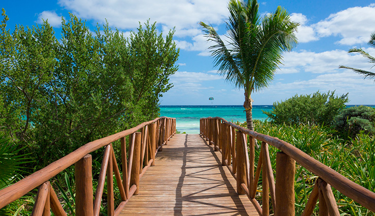 Walkway to beach