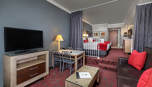 Deluxe Studio Suite seating area