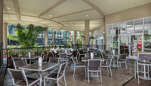 Oasis Kitchen & Bar patio