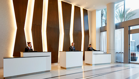 Front desk