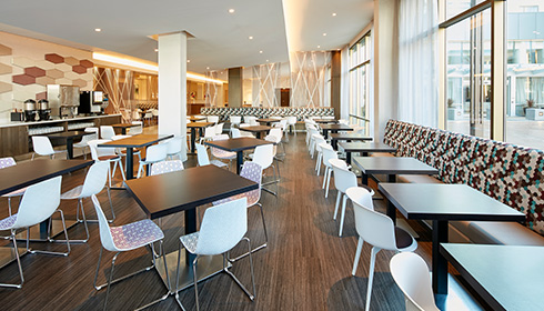 Breakfast dining area