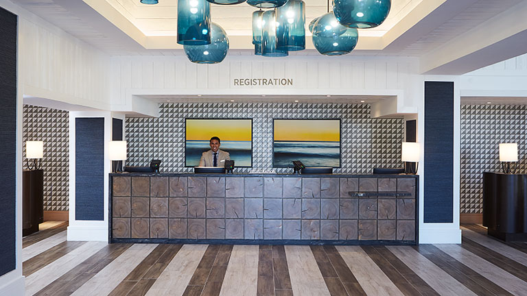 Front desk