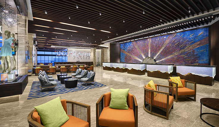 Lobby seating