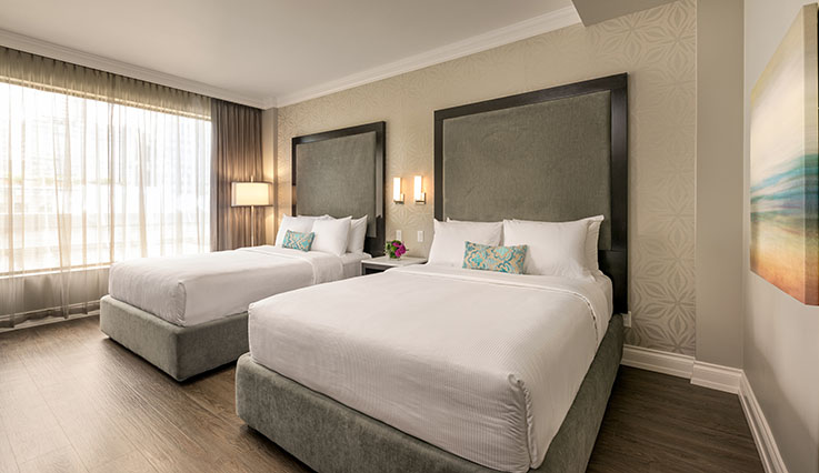 Queen beds
